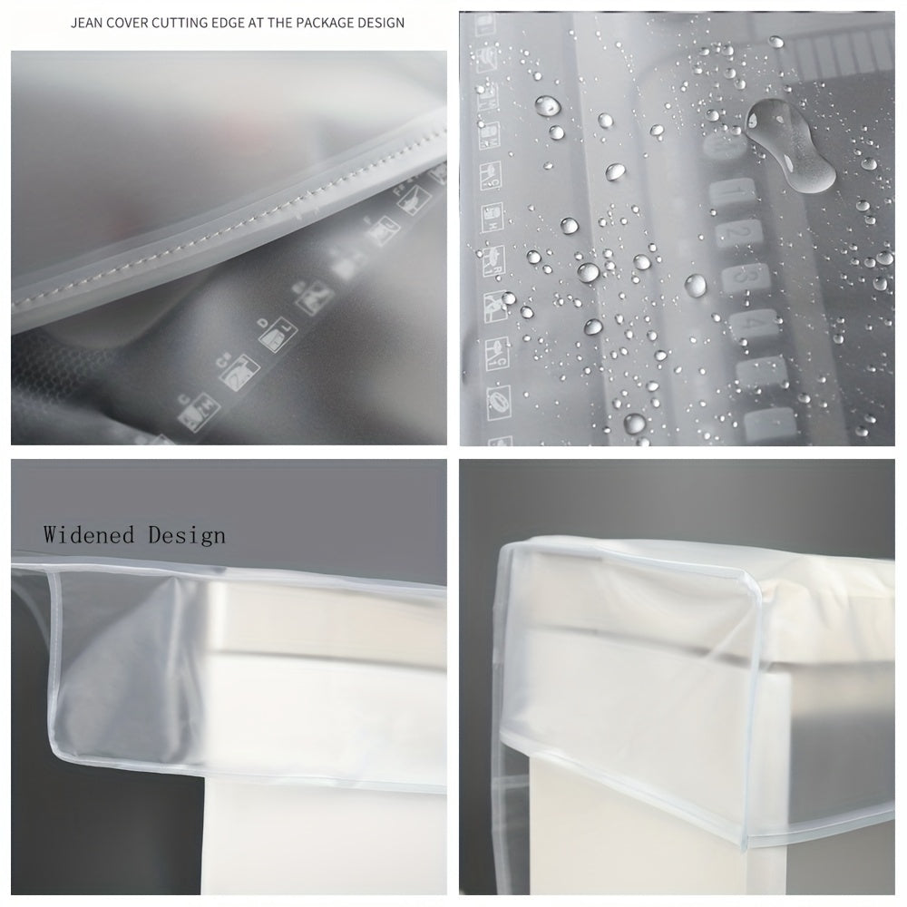 Funda transparente para piano de 61/88 teclas, a prueba de humedad, lavable y duradera