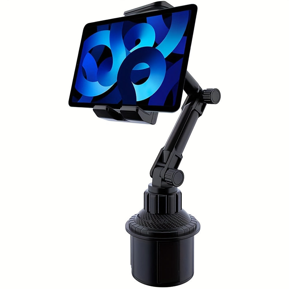 Universal Car Mount for Tablets and Phones Rotatable Cup Holder Adapter