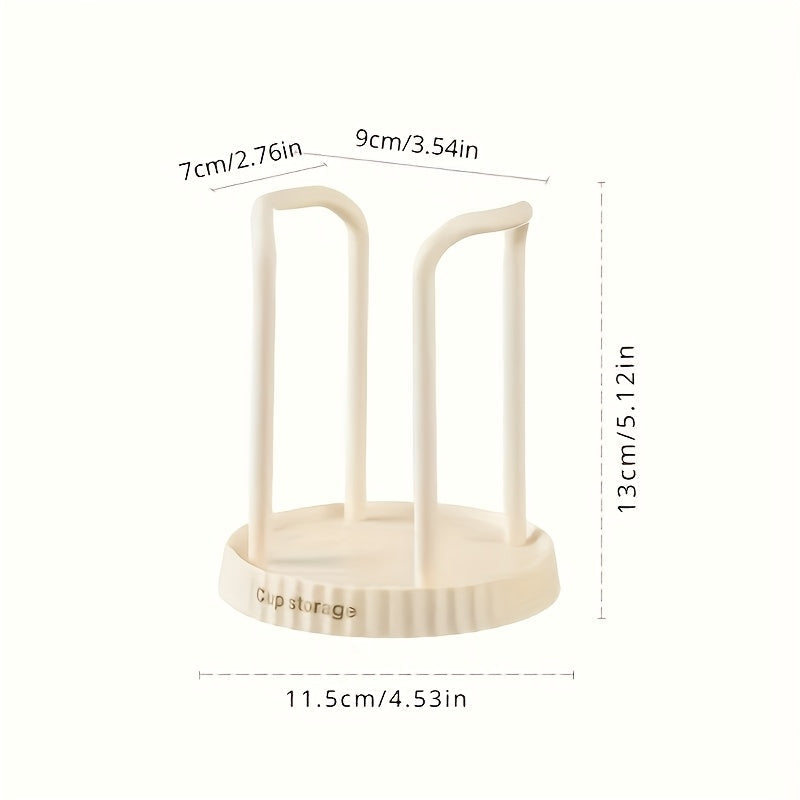 Plastic Cup Holder for Teacups Kitchen Dining Storage Durable Durable Plastic