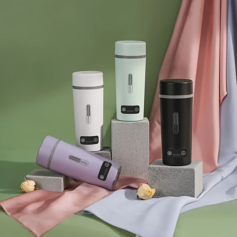 Electric Water Bottle Portable Mini 300W 500ml Safe Auto Shut-Off