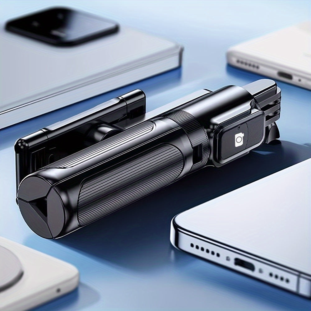 Simsiz Selfie tayoqchasi masofadan boshqarish bilan, ochiq havoda foydalanish uchun tripod, tebranishga qarshi, aylantiriladigan, smartfonlar bilan mos keladigan, batareya bilan ishlaydigan, qayta zaryadlanmaydigan (diametri < 20mm)