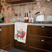 Festive Soft Kitchen Towel 18x66cm Christmas Decor Gift