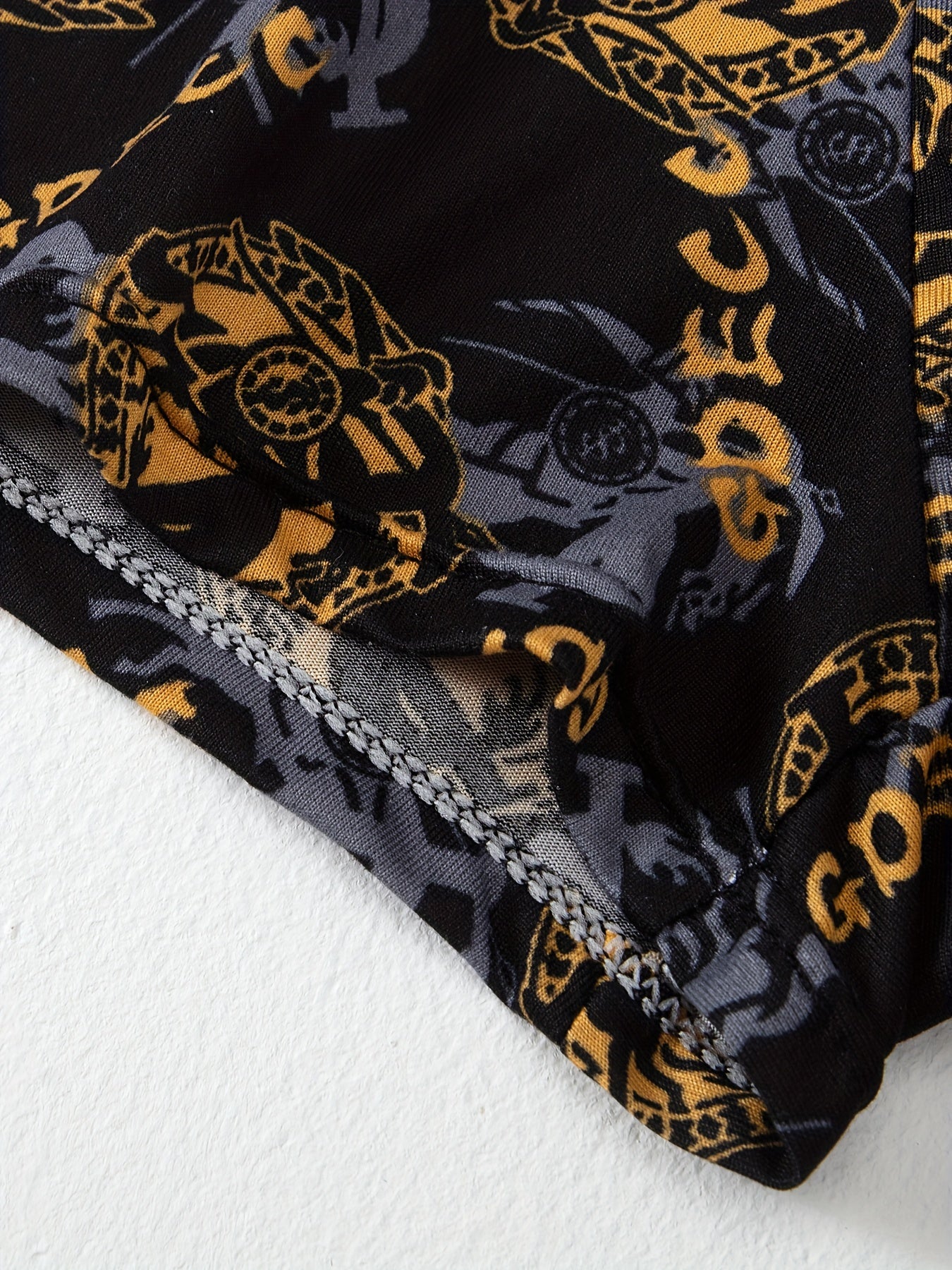 Men's Boxer Briefs Pack of 10 Breathable Polyester Stretch with Print