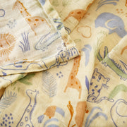 Уютно устроитесь с нашим 1-слойным мягким муслиновым пледом, размером 110*120 см и состоящим из 2 слоев мягкого муслинового материала. Идеально подходит для домашнего уюта или в поездках, также станет отличным подарком на Хэллоуин или Рождество.