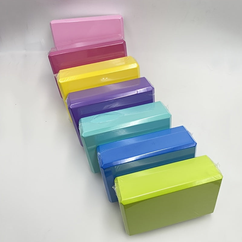 EVA Foam Yoga Block Black for Fitness Pilates and Dance Support