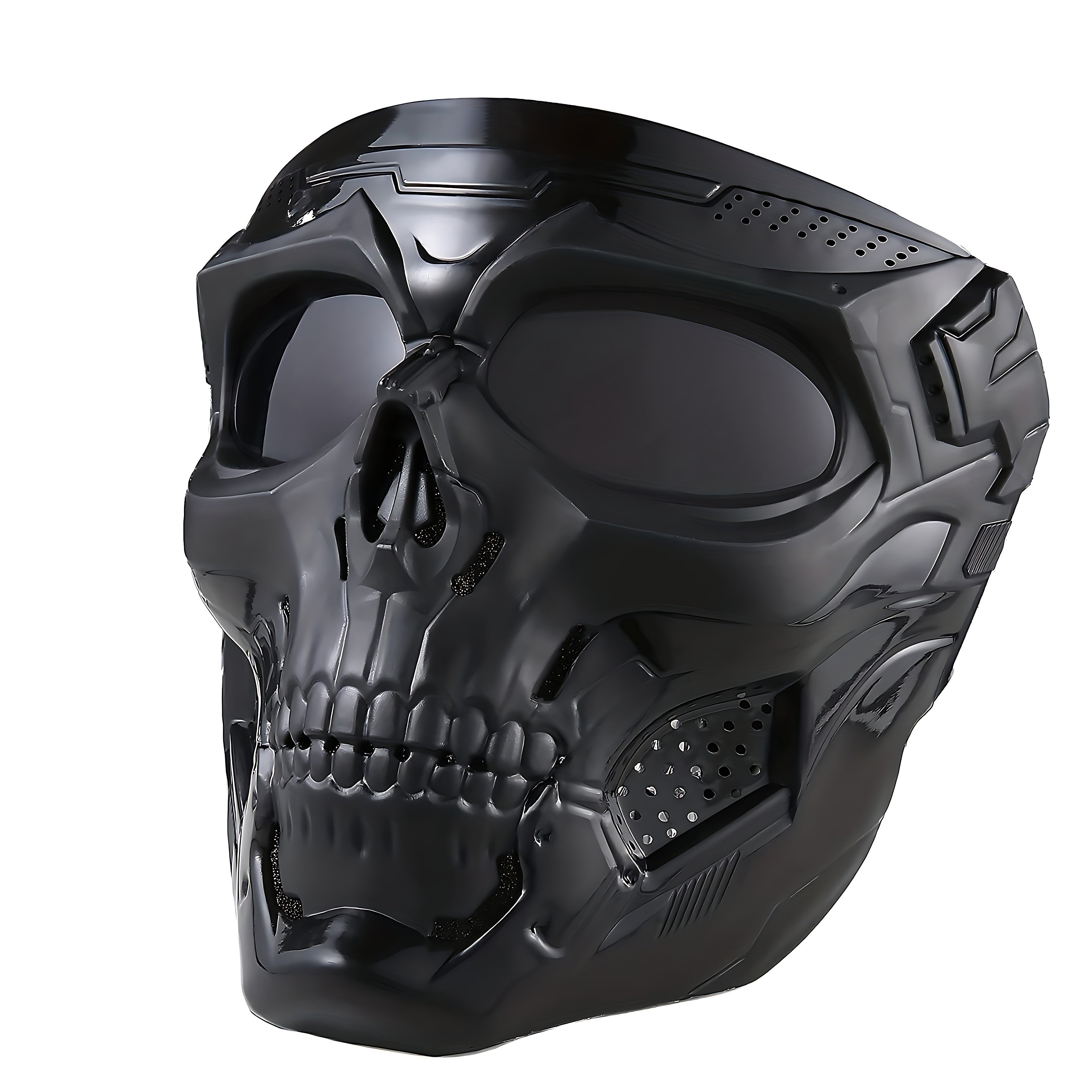 Skeleton Themed Mask Nylon Plastic Drawstring for Outdoor Sports and Training