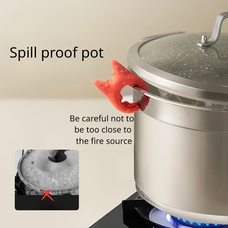 10 ta silikon spatula ushlagichlar to'plami - o'rnatish oson, oshxona asboblari uchun bitta dizayn - uy va professional oshxonalar uchun ideal