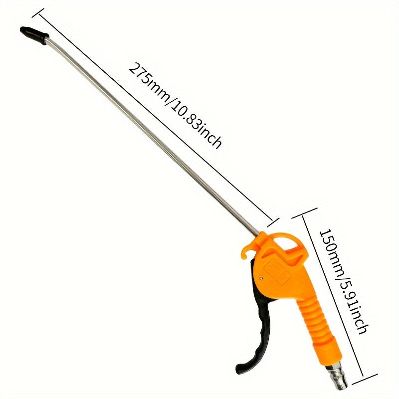 Пневматический очиститель воздуха с пистолетом для высокого давления, желтый и черный