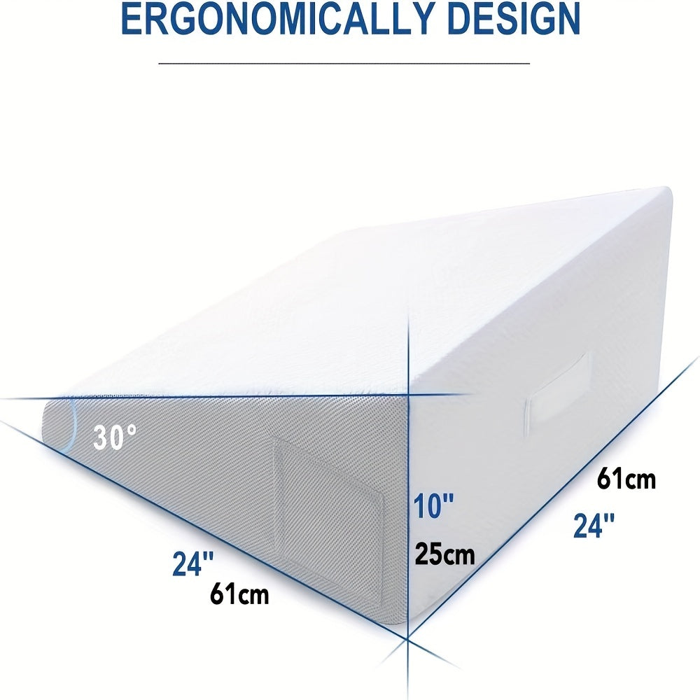 Pregnancy Support Pillow Multi-Functional Body Wedge with Removable Cover