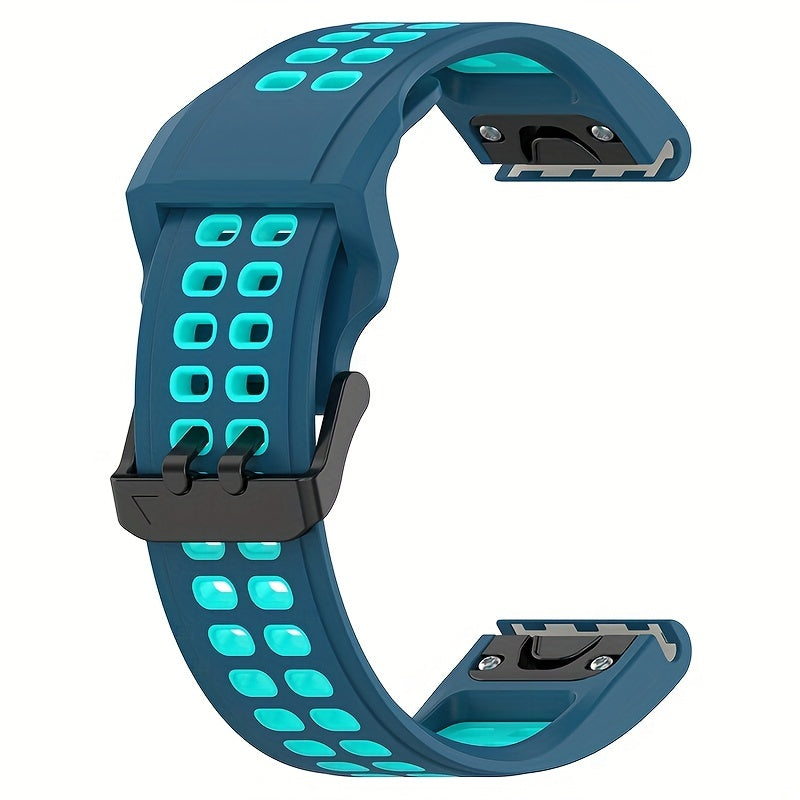 Silicone Watch Band 20mm 22mm Quick Release for Garmin Fenix and Forerunner