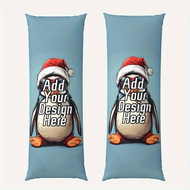 Personalized Photo Body Pillowcase for Valentine's Day Mother's Day Father's Day Anniversary Customizable Double-Sided Plush Hugging Pillow Cover