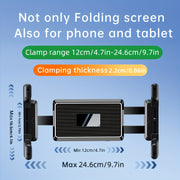 Universal Car Air Vent Tablet Holder Adjustable Stand for 17.78cm to 32.77cm Devices Durable ABS