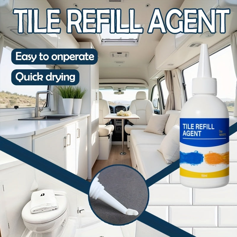 White Ceramic Tile Sealer Waterproof Grout Filler for Interior Exterior Repair