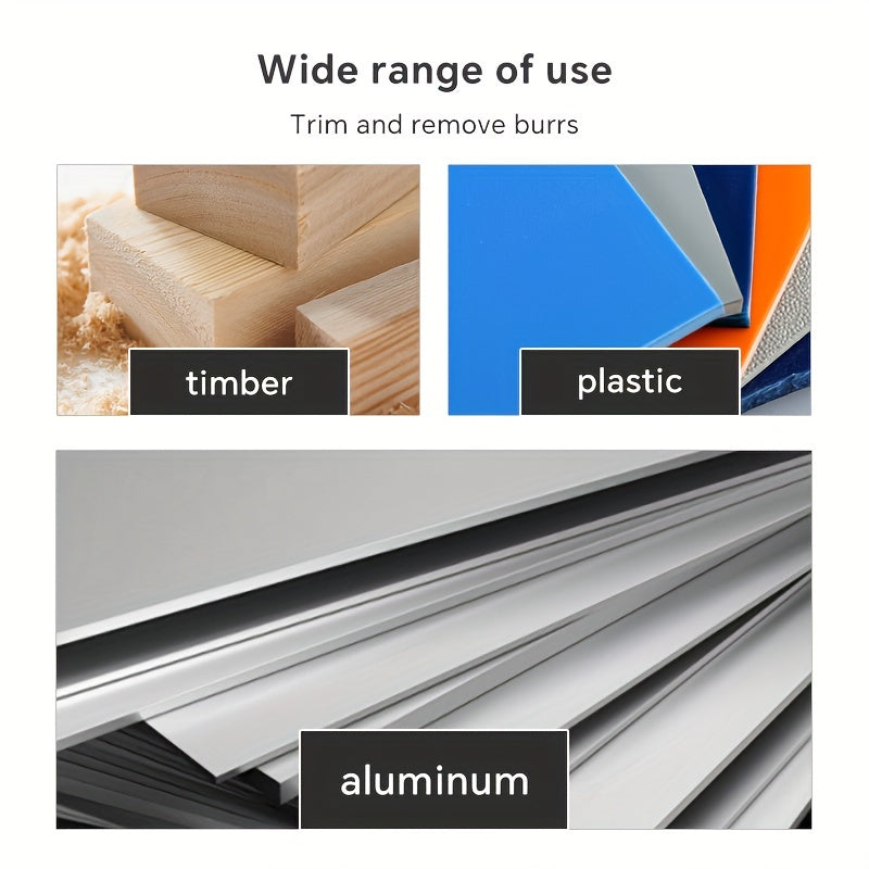 Multi-Functional Edge Trimmer Steel Blade Blue Black Handle Replacement Blades