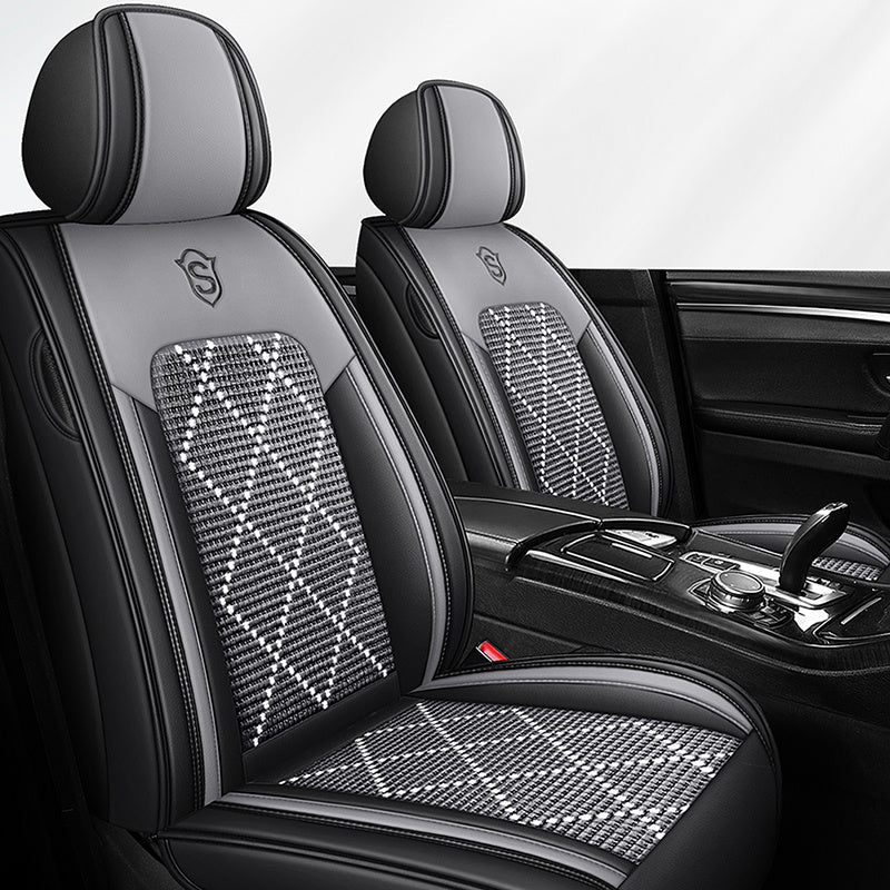 Universal Breathable Faux Leather Car Seat Covers for All Seasons