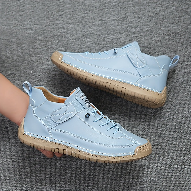 Women's Retro Casual Sneakers Non-Slip Rubber Sole All-Season Lace-Up Shoes