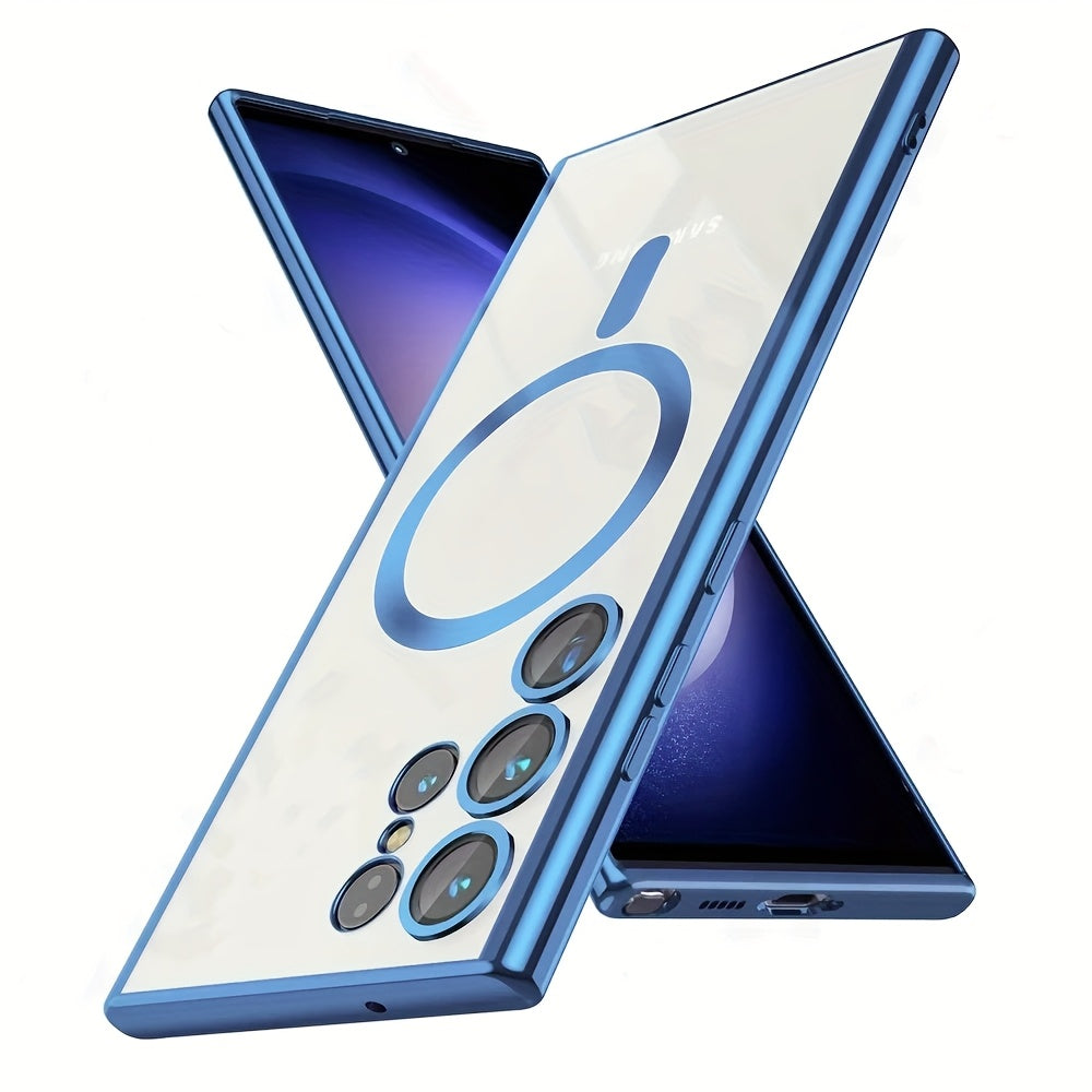 Clear TPU Phone Case for Samsung Galaxy S Series Wireless Charging Compatible