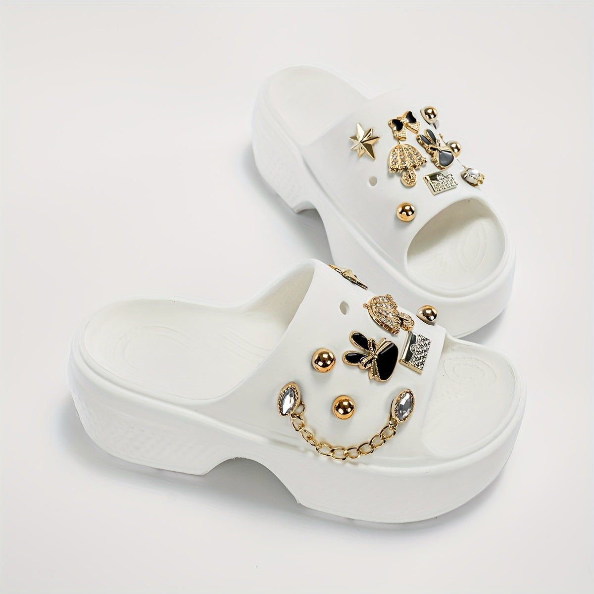 Women's Summer Sandals Thick Bottom Rubber Flats Rubber Slippers