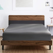 Fitted Sheet Microfiber Deep Pocket Breathable Hypoallergenic Wrinkle-Resistant