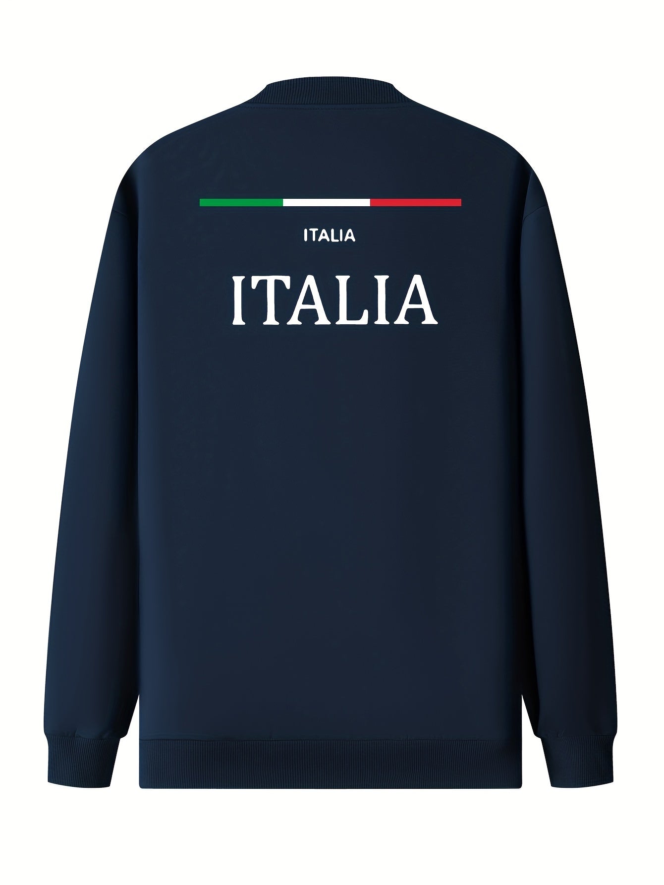 Men's Casual Geometric Pattern Polyester Knit Jacket with Zipper and Pockets