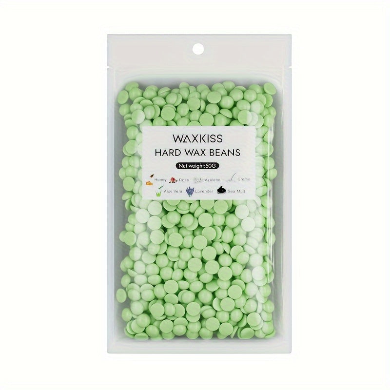 Paquete de recarga de cera dura en grano para piel sensible, depilación sin dolor, 50g