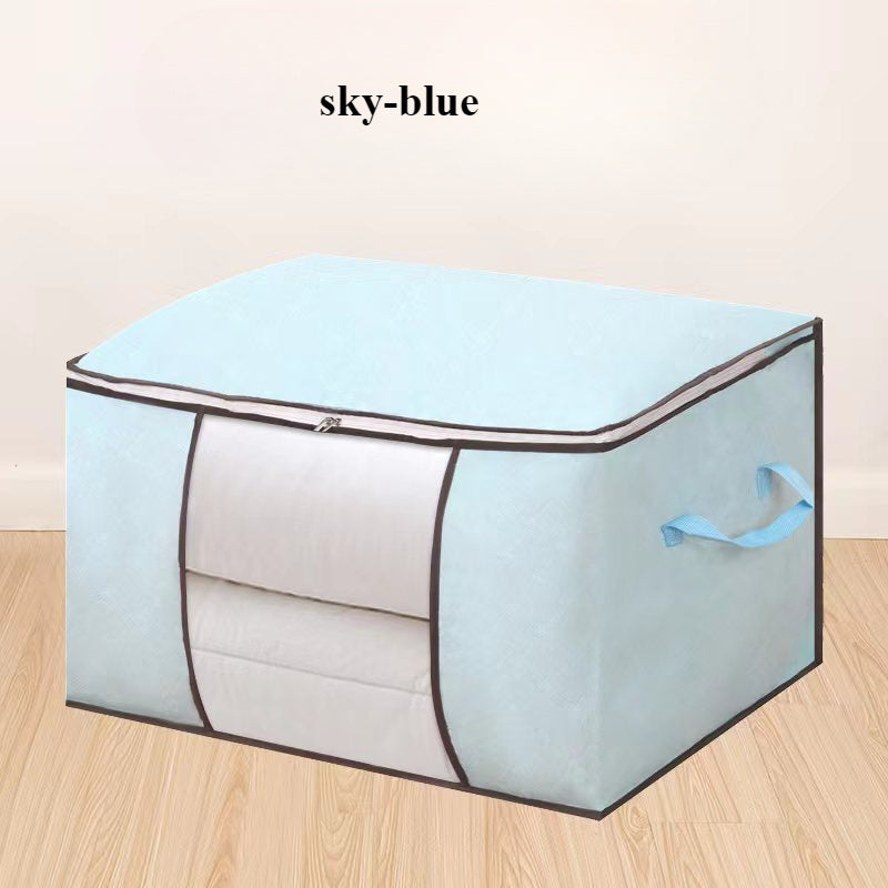 Non-Woven Quilt Storage Bag for Clothes Bedding Organization Large Durable