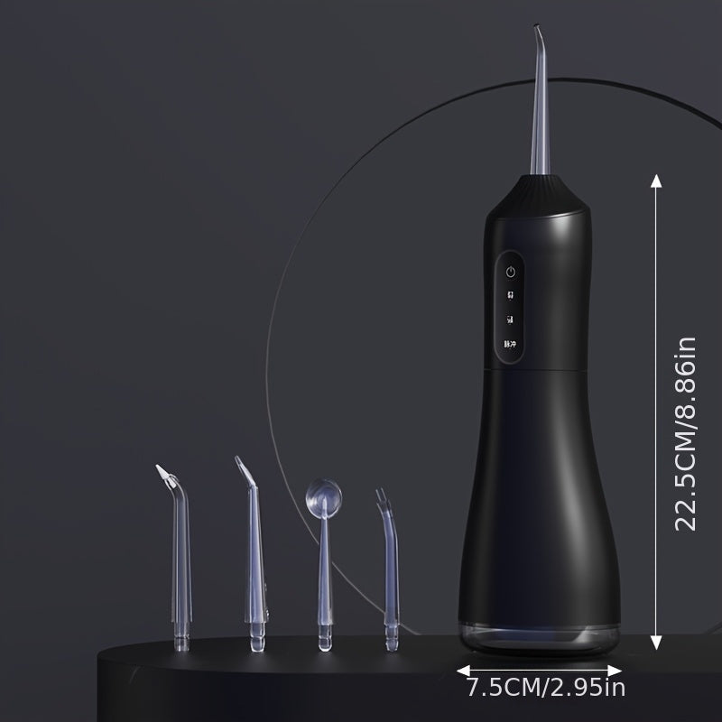 Portativ simsiz elektr tish ipi tayoqchasi chuqur tozalash uchun