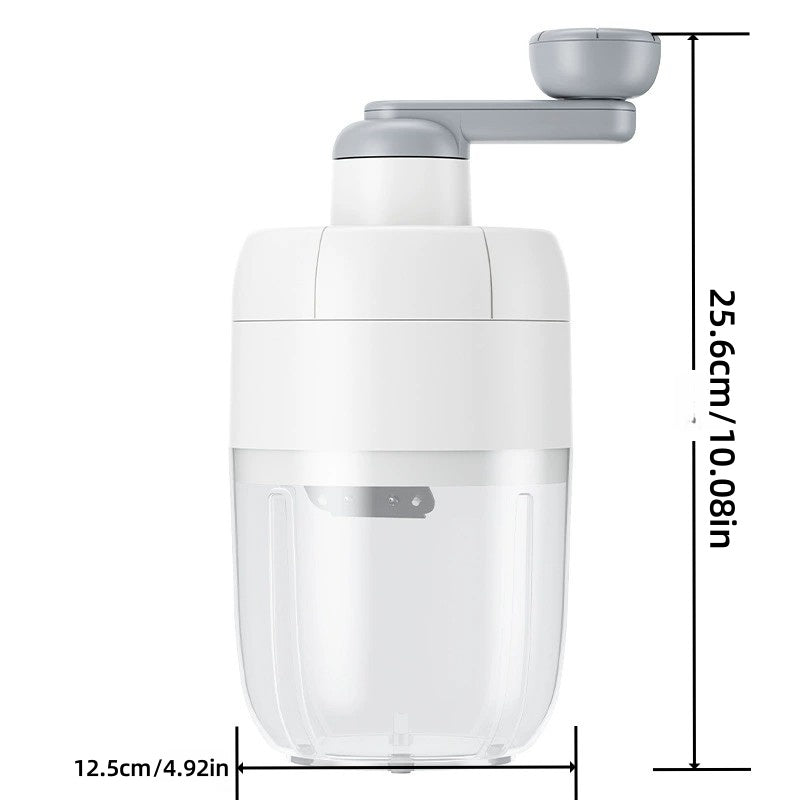 Rallador de hielo de acero inoxidable para dulces caseros, helados, cócteles, fácil de usar