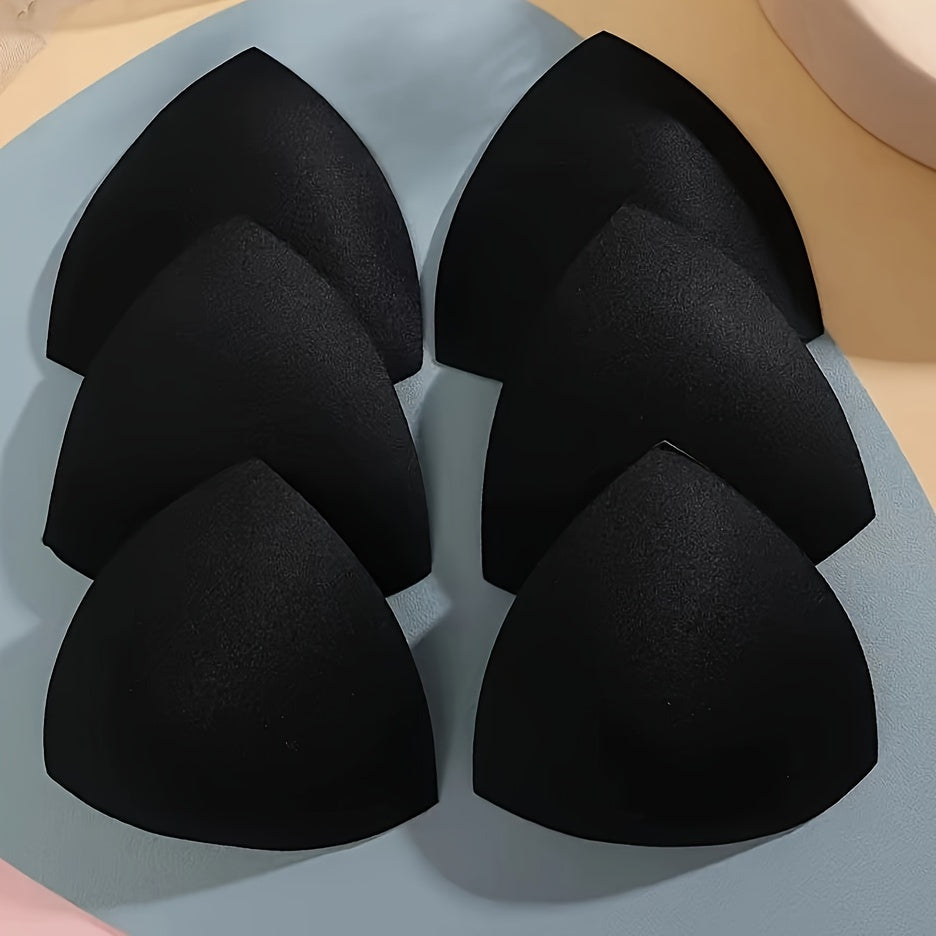 Women's Invisible Triangular Sponge Bra Pads Set for Support and Enhancement