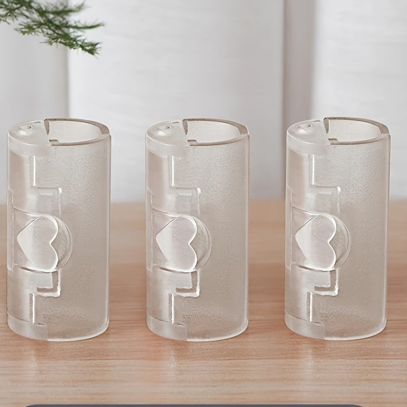 Set of 4 Pink Bed Sheet Clips for Securing Quilts and Blankets