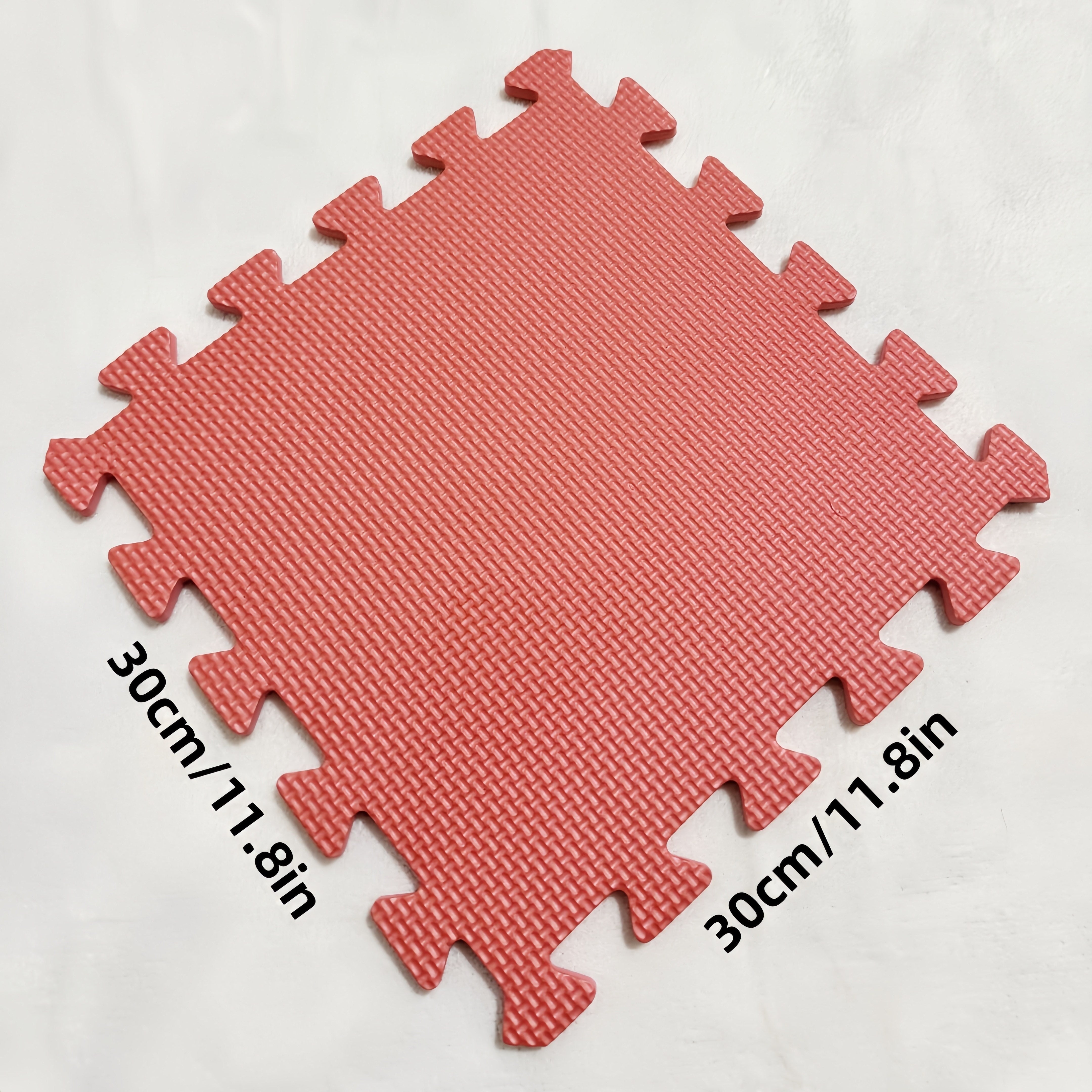 48 dona bir-biriga yopishadigan ko'pikli pol matosi 30.48cm, suv o'tkazmaydigan, sirpanmaydigan, ichki va tashqi foydalanish uchun mos