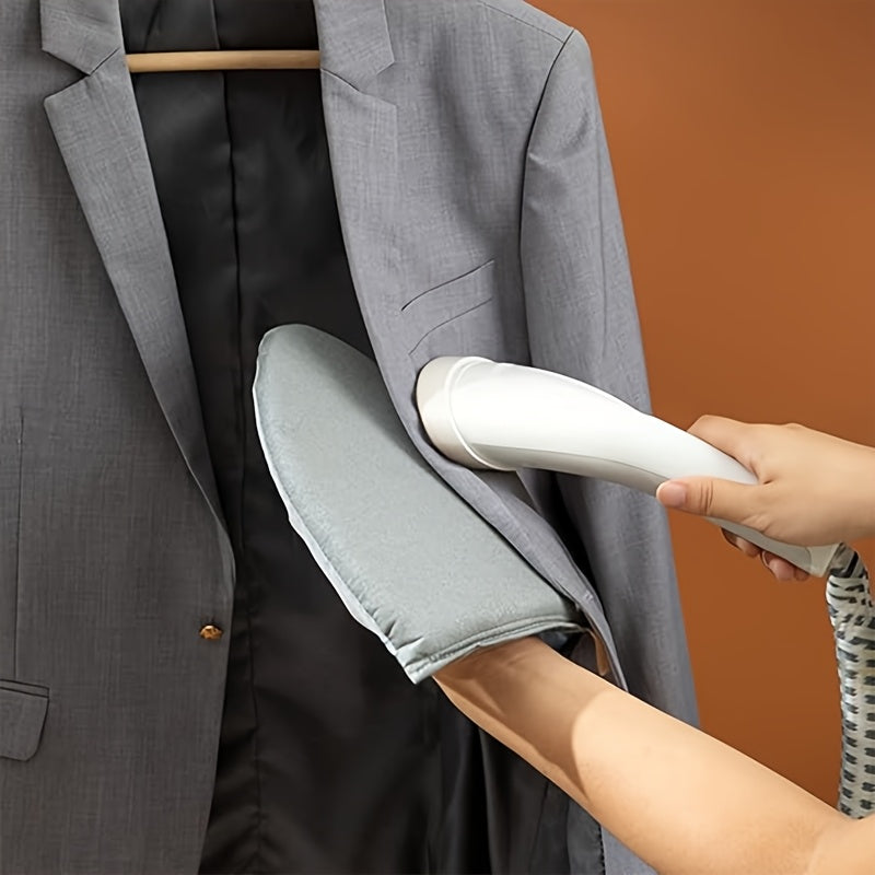 Mini Ironing Board for Clothes, Portable Handheld Ironing Device with Heat Resistant Pad