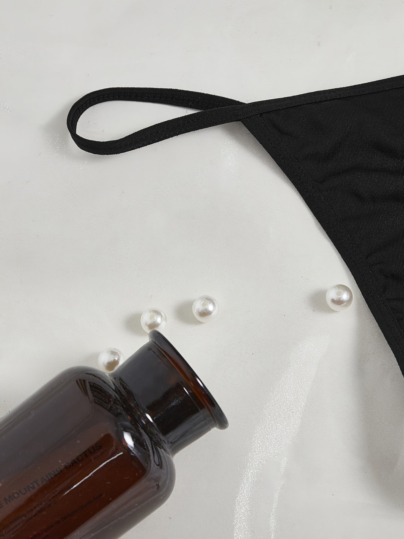 Women's Black Lace Thong Lingerie Underwear