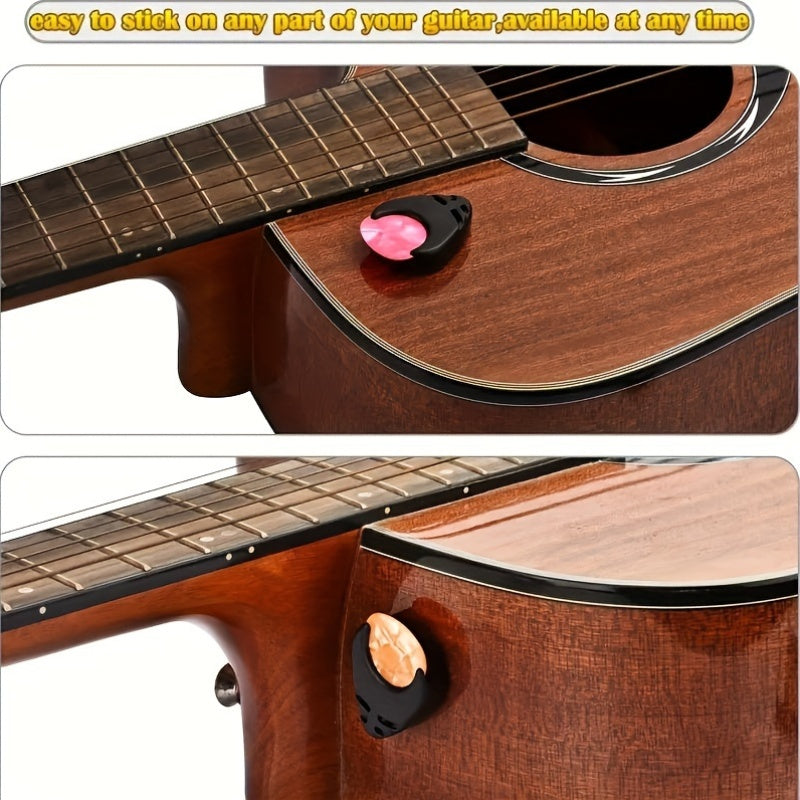 Alloy Guitar Capo Set with Tuner Picks Holder 5 Picks for Acoustic Electric Ukulele Bass