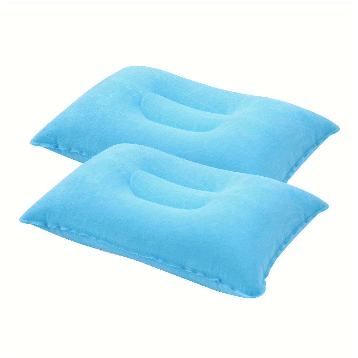 Inflatable Pillow for Travel Camping Office Car Support Neck Lumbar 1 or 2 Pack