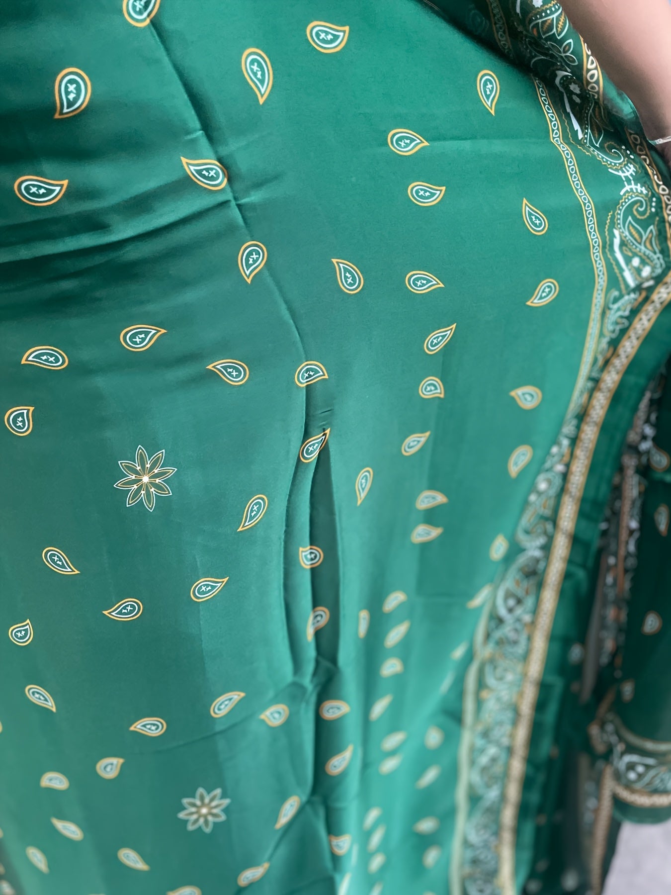 Plus o'lcham polyester kaftan kiyimi uzun qo'lqopli erkin fit tunik barcha mavsumlar uchun kundalik