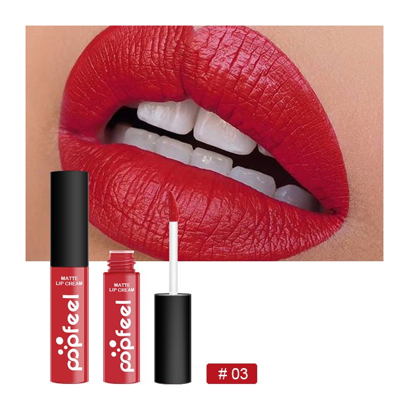 Long Lasting Matte Lip Gloss for Women Liquid Lipstick with Bold Color