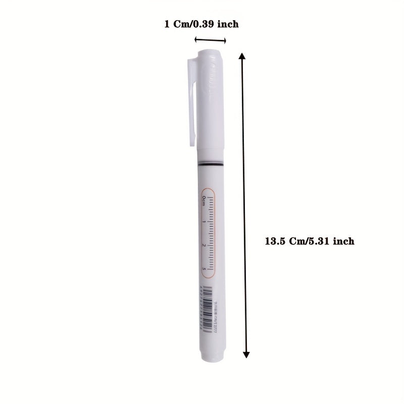 5 dona uzun bosh belgilovchi markerlar - yog'och, metall, plastmassa uchun ko'p rangli mürekkep