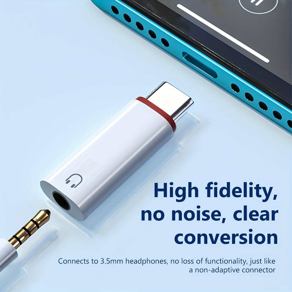 USB C to 3.5mm Audio Adapter for iPhone Samsung Devices Male to Female Headphone Converter