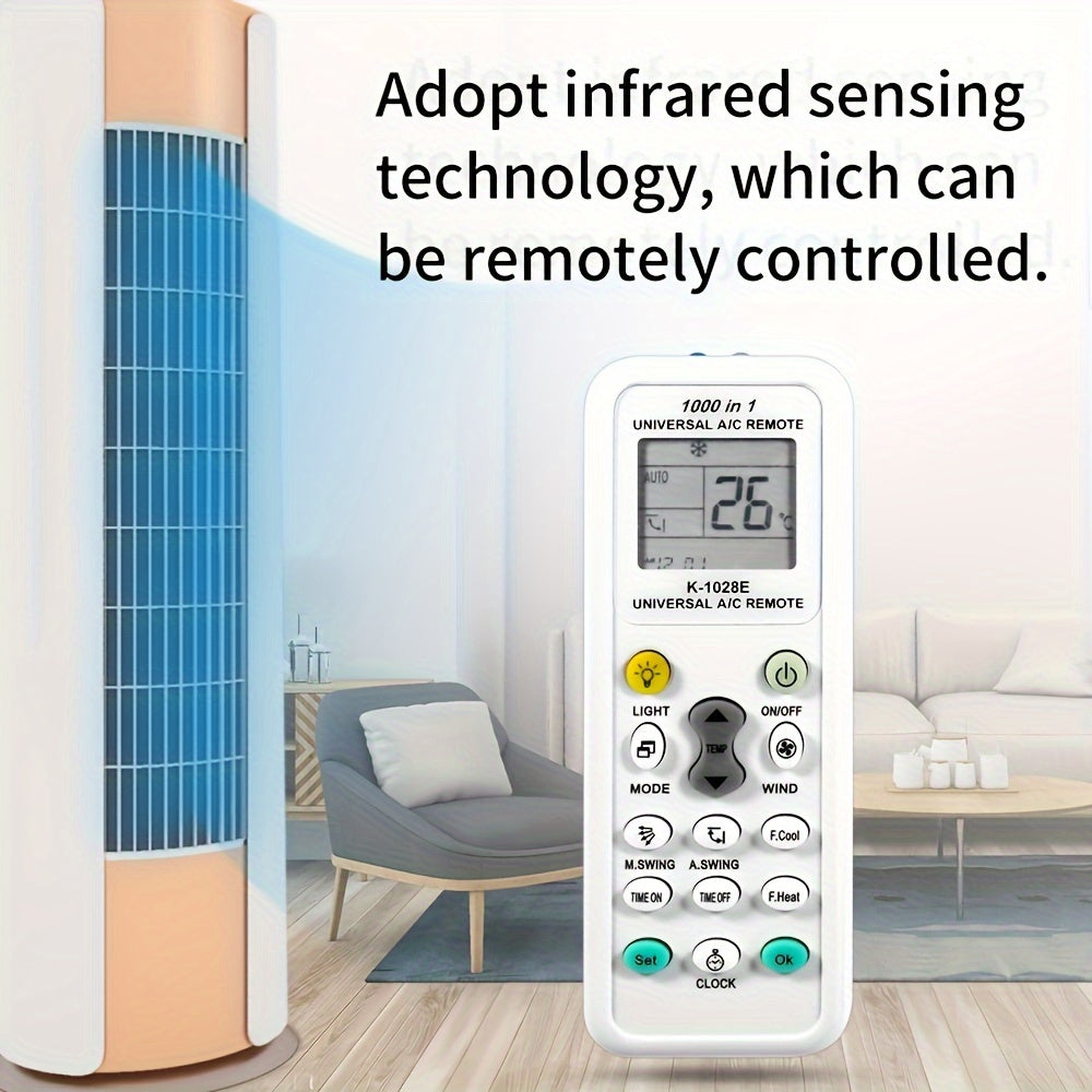 Universal Air Conditioner Remote Control 1000 in 1 Compatible with Most AC Units