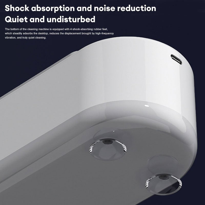 Ultrasonic Cleaner for Household Use with USB Charging and Lithium Battery for Glasses Jewelry and Dental Covers