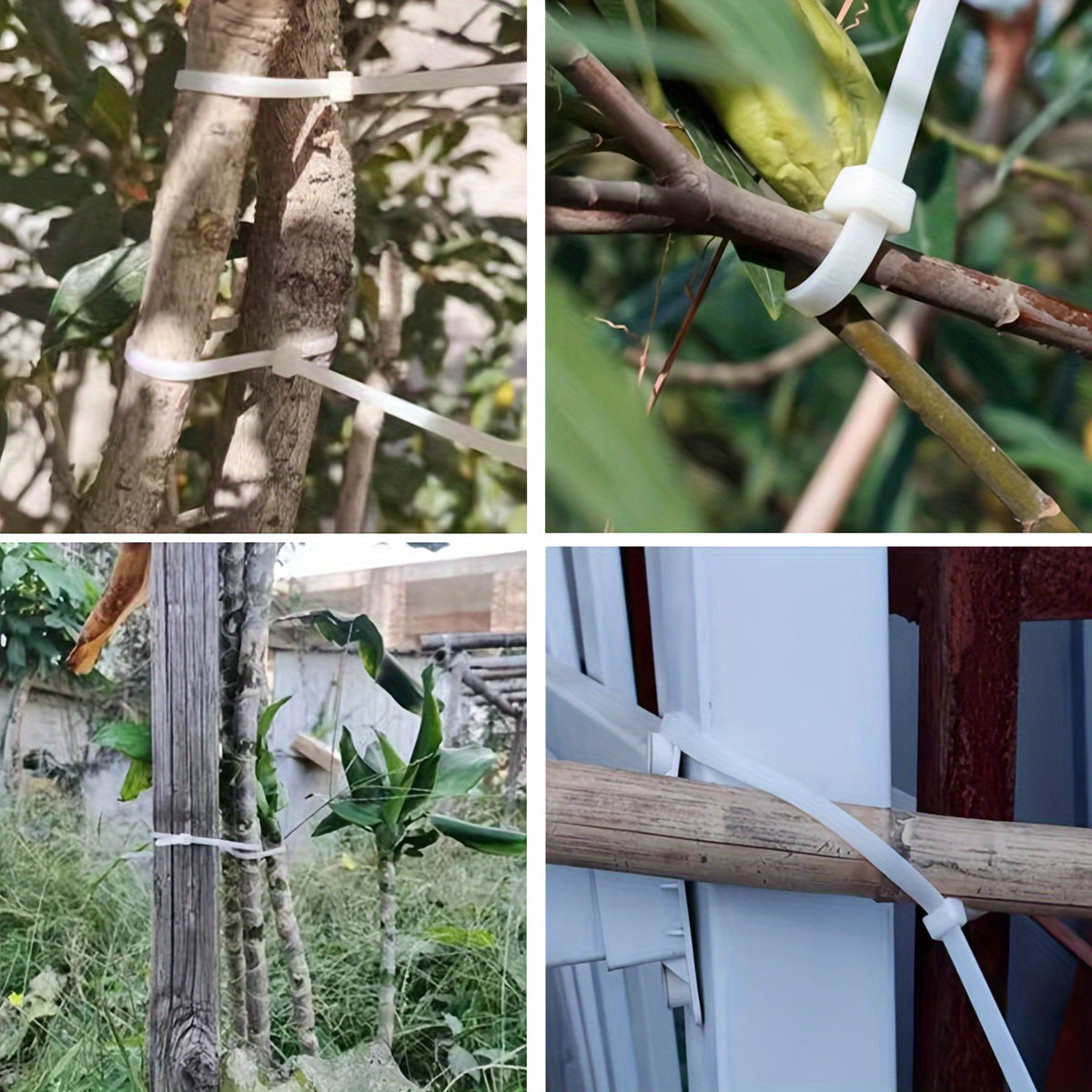 Heavy-Duty Nylon Cable Ties Self-Locking Large Sizes for Organization and Safety