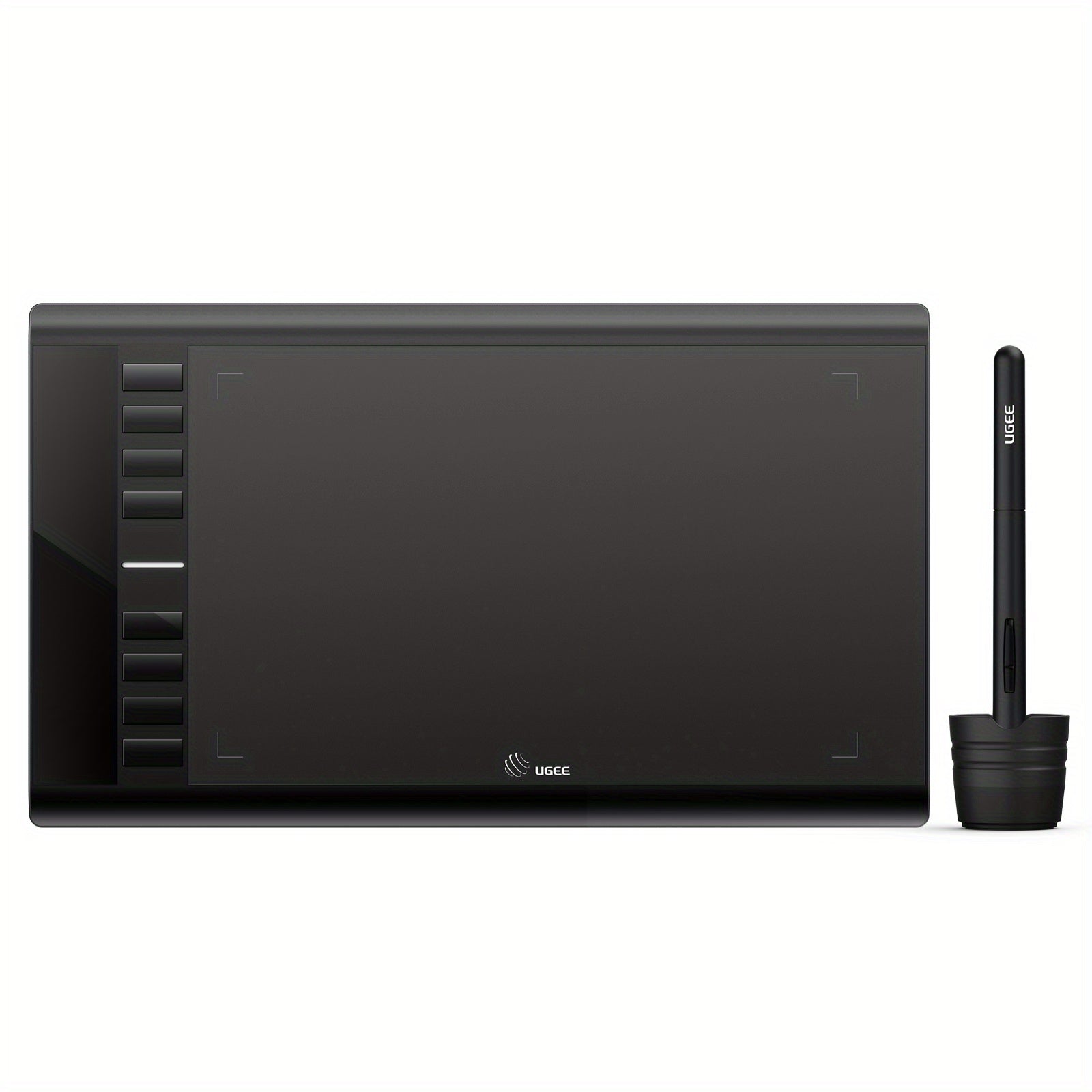 Графический планшет для рисования 25,4x15,2 см с 8 горячими клавишами и 8192 уровнями давления для Chromebook, Linux, Windows, Mac OS