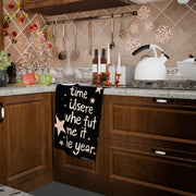 Christmas Kitchen Towel Decor 18x66cm Soft Holiday Dish Towel