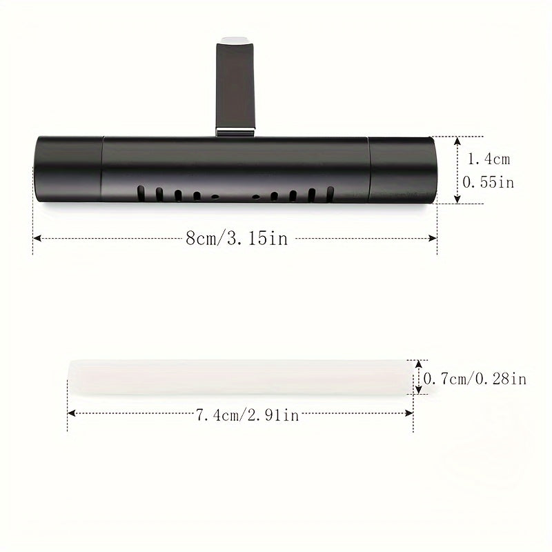 6 шт. автомобильных освежителей воздуха для вентиляционных зажимов, металлический диффузор с 5 запасками, длительный аромат