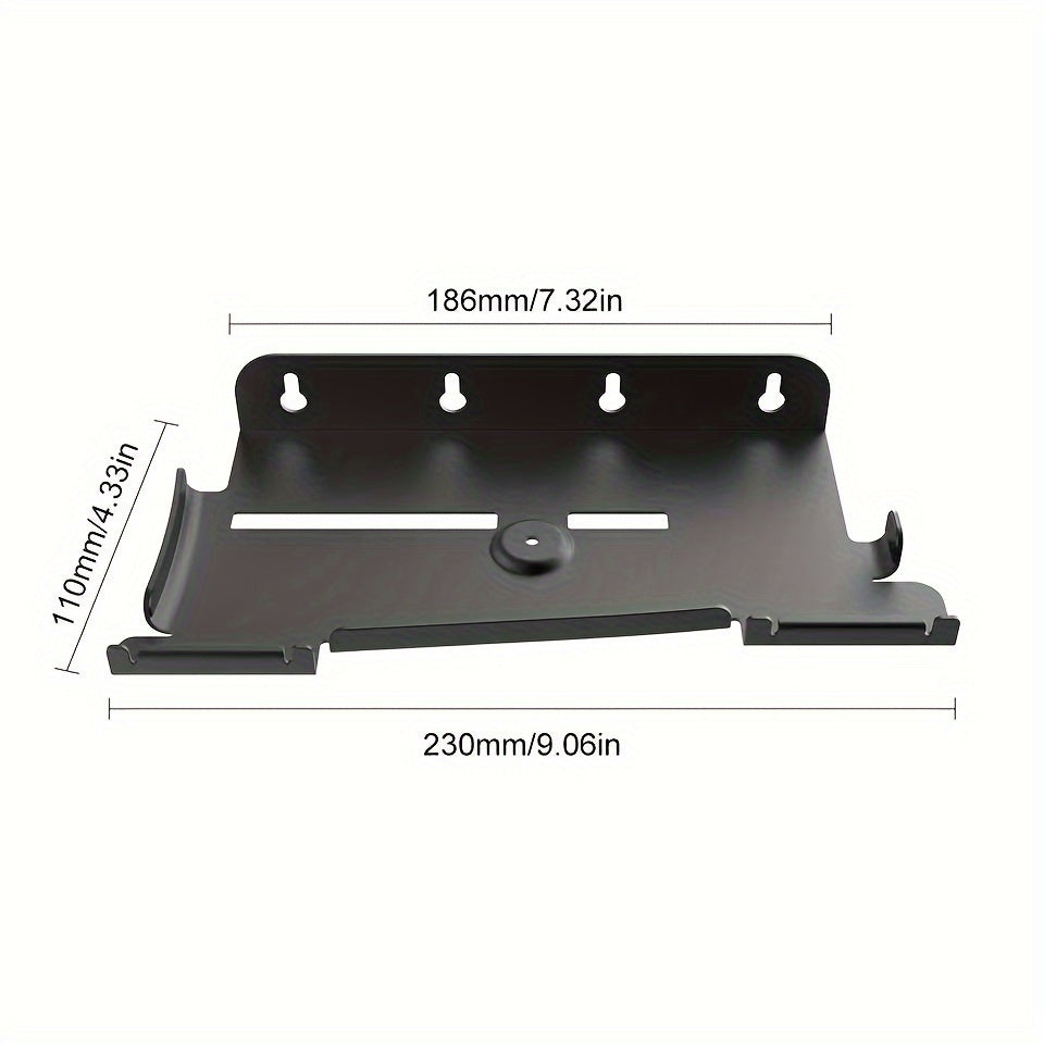 Steel Wall Mount Holder for PS5 Slim Console and Controllers Vertical Stand