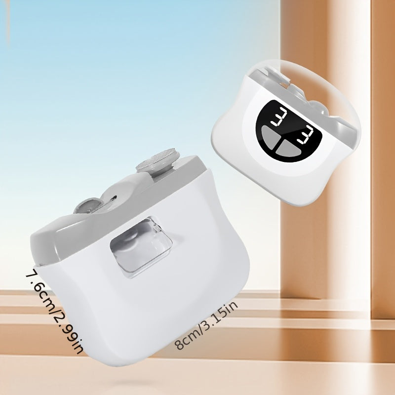 Electric Nail Clipper USB Rechargeable Portable Lithium Polymer Battery for Home Use