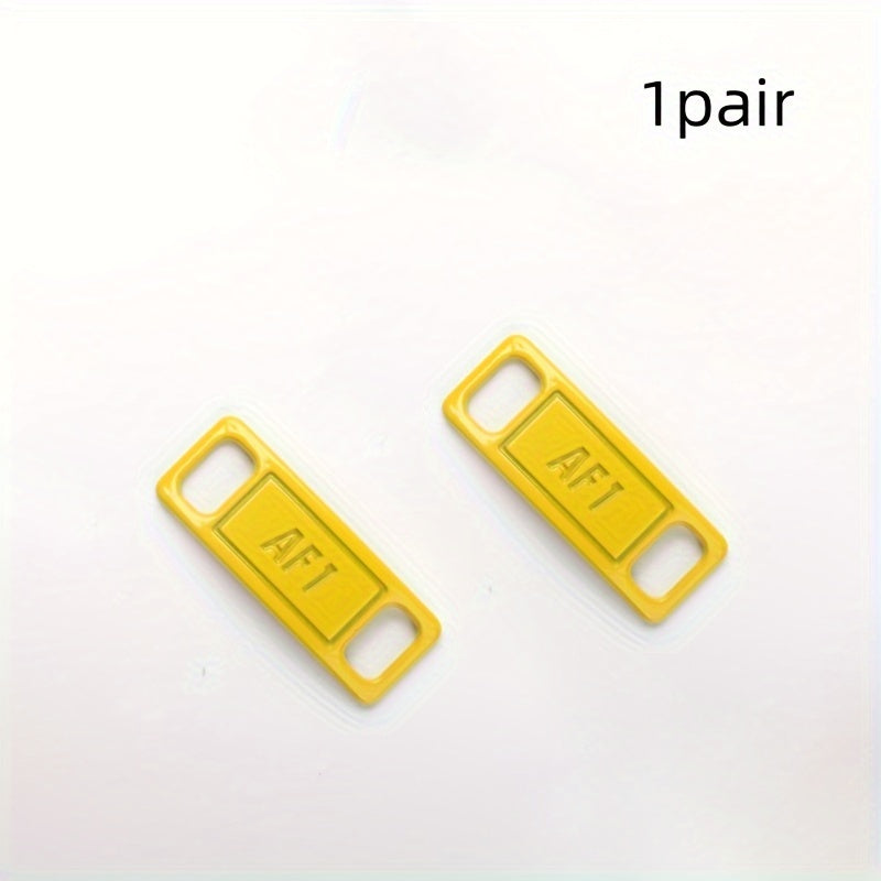Unisex Gold Shoelace Buckles for Sneakers and Sports Shoes
