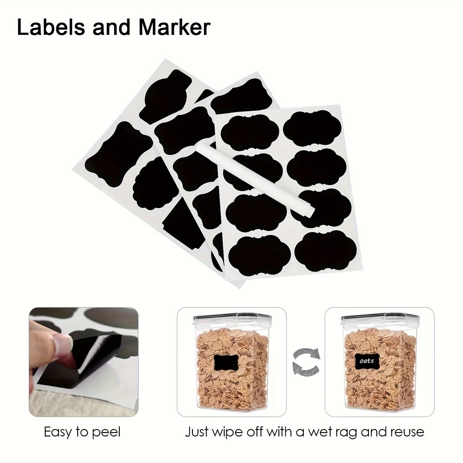 24-Piece Kitchen Storage Set with Lids, Sealed Jars, Baskets for Pantry Organization