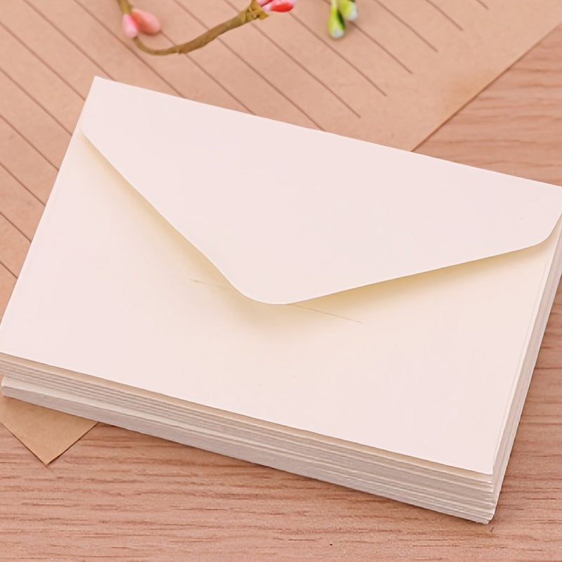 20pcs White Black Kraft Paper Window Wedding Envelopes Gummed Gift Invitation